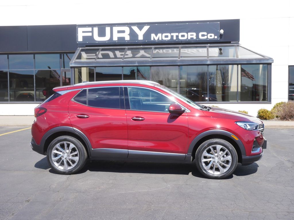 Cinnabar Metallic 2023 Buick Encore GX Essence AWD SUV / Crossover All-Wheel Drive 9-Speed Automatic