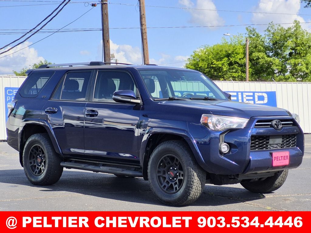 Nautical Blue Metallic 2021 Toyota 4Runner SR5 Premium RWD SUV / Crossover 4X2 5-Speed Automatic Overdrive