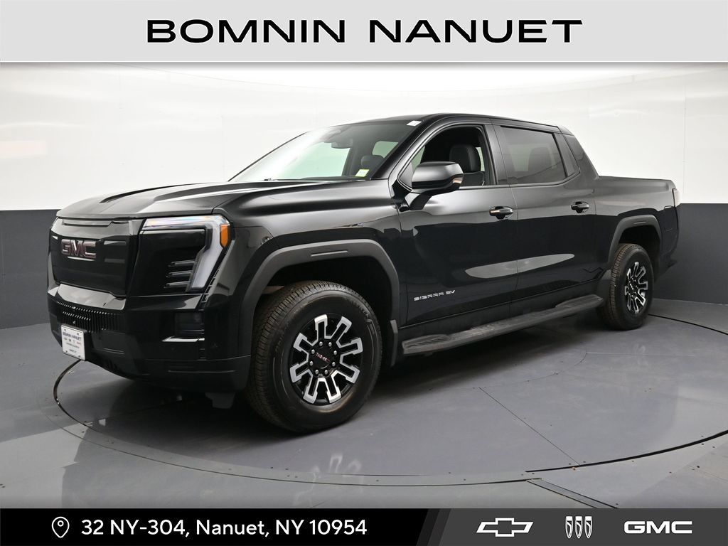Onyx Black 2026 GMC Sierra EV Elevation Crew Cab (Extended Range) e4WD Pickup Truck All-Wheel Drive 1-Speed Automatic