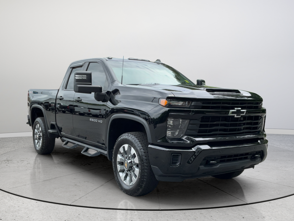 Black 2025 Chevrolet Silverado 2500HD Pickup Truck Four-Wheel Drive Automatic