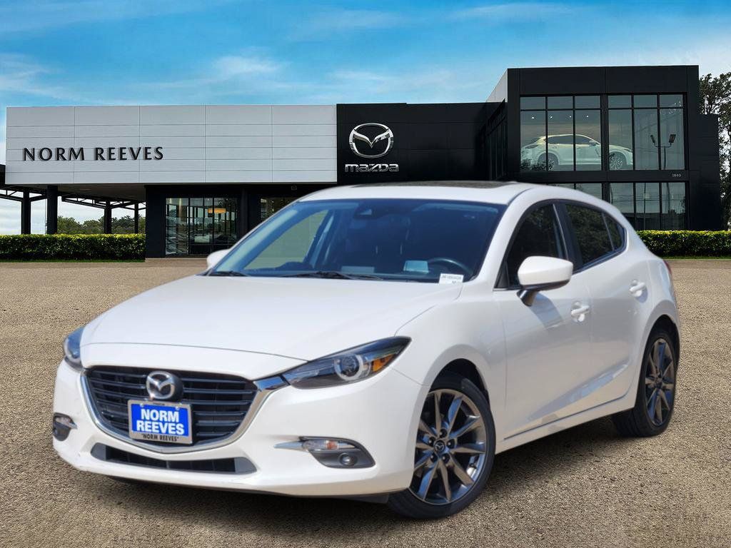 Snowflake White Pearl Mica 2018 Mazda MAZDA3 Hatchback Front-Wheel Drive 6-Speed Automatic