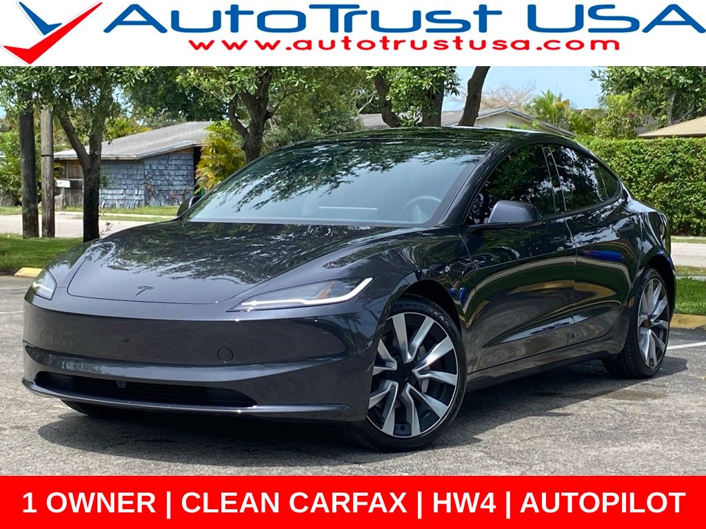 Stealth Gray 2026 Tesla Model 3 Premium RWD Sedan 1-Speed Automatic