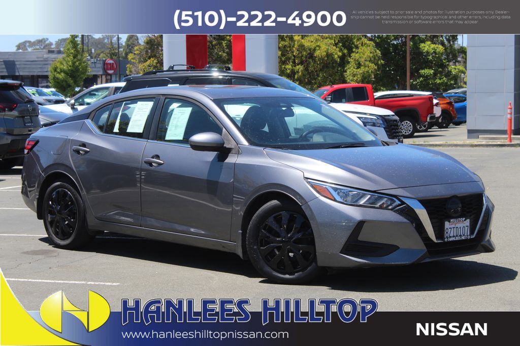 Gray (Gun Metallic) 2022 Nissan Sentra Sedan Front-Wheel Drive Continuously Variable Transmission