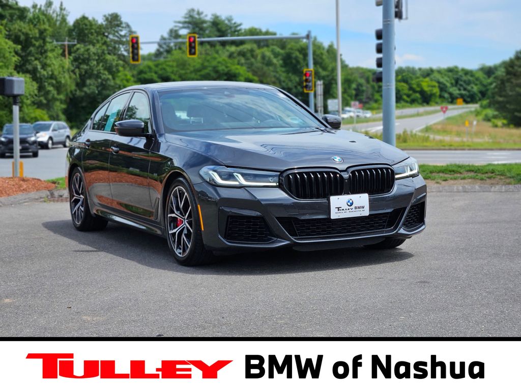 Gray (Dark Graphite Metallic) 2023 BMW 5 Series Sedan All-Wheel Drive 8-Speed Automatic