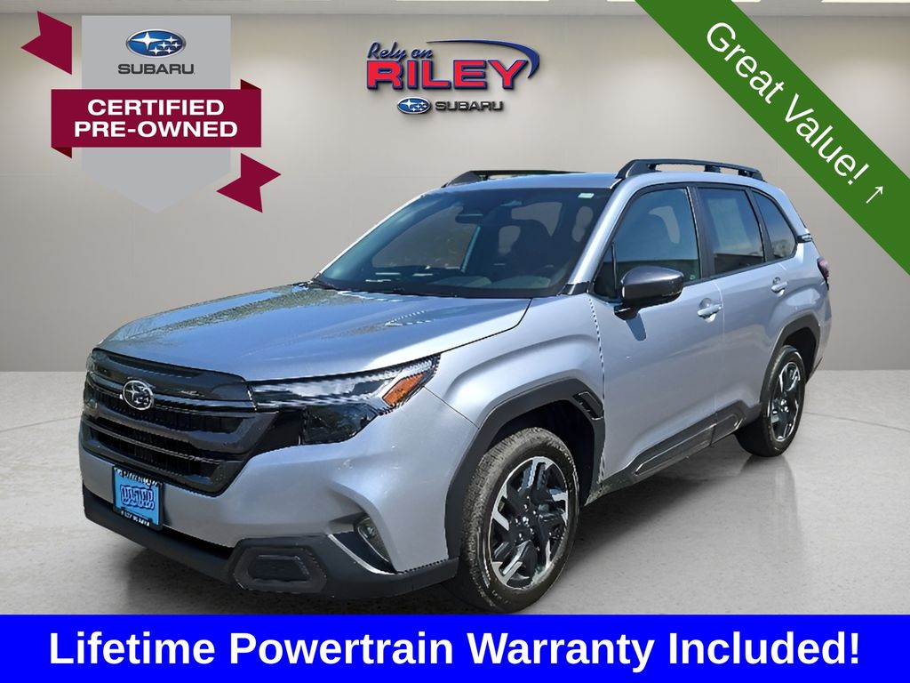 Ice Silver Metallic 2026 Subaru Forester SUV / Crossover All-Wheel Drive Continuously Variable Transmission