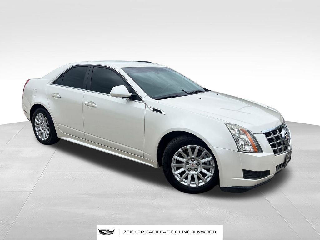 White Diamond Clearcoat 2013 Cadillac CTS 3.0L Luxury AWD Sedan All-Wheel Drive 6-Speed Automatic