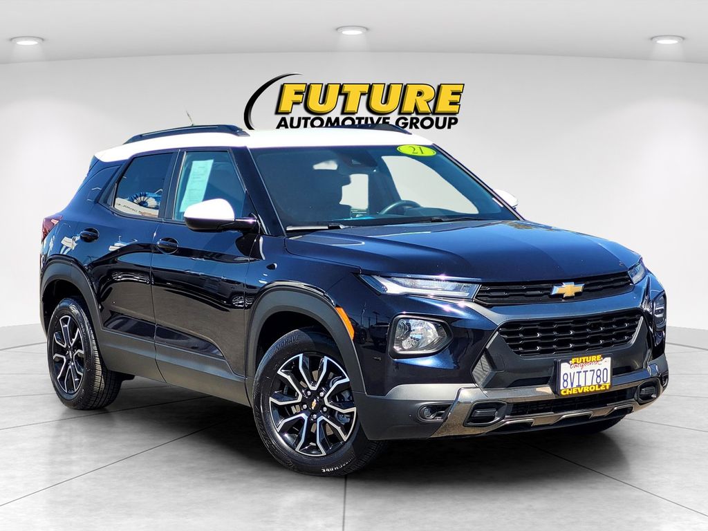 Midnight Blue Metallic 2021 Chevrolet Trailblazer ACTIV FWD SUV / Crossover Front-Wheel Drive Continuously Variable Transmission