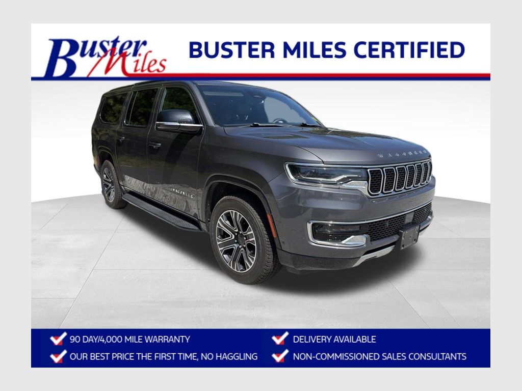 Baltic Gray Metallic Clearcoat 2024 Jeep Wagoneer L SUV / Crossover Four-Wheel Drive 8-Speed Automatic