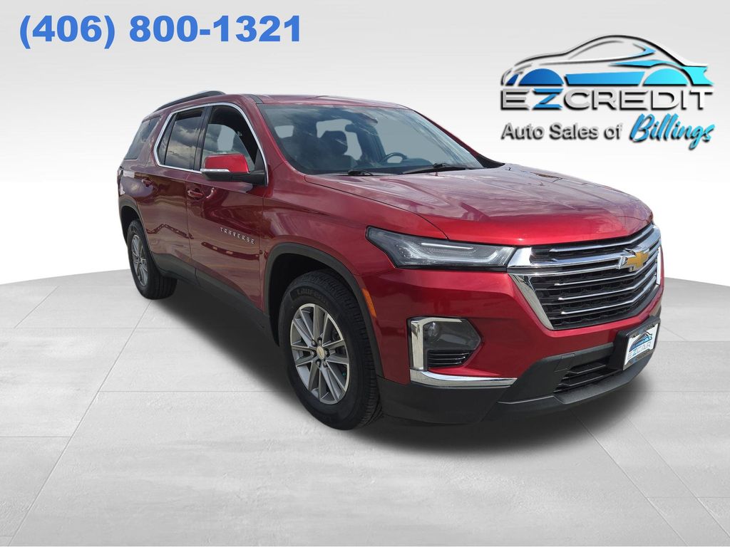 Radiant Red Tintcoat 2023 Chevrolet Traverse LT Cloth AWD SUV / Crossover Four-Wheel Drive 9-Speed Automatic