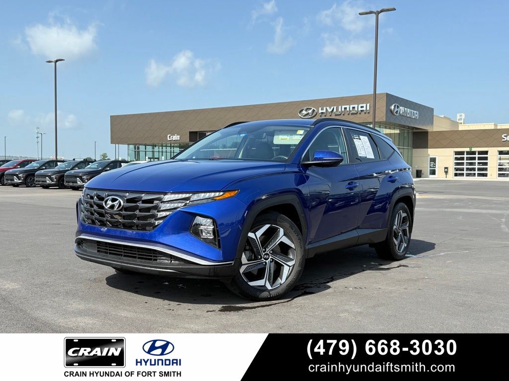 Intense Blue 2023 Hyundai Tucson SUV / Crossover Front-Wheel Drive 8-Speed Automatic