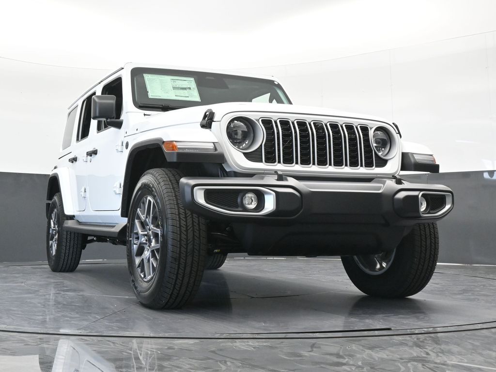 New 2026 Bright White Clearcoat Jeep Sahara image 61