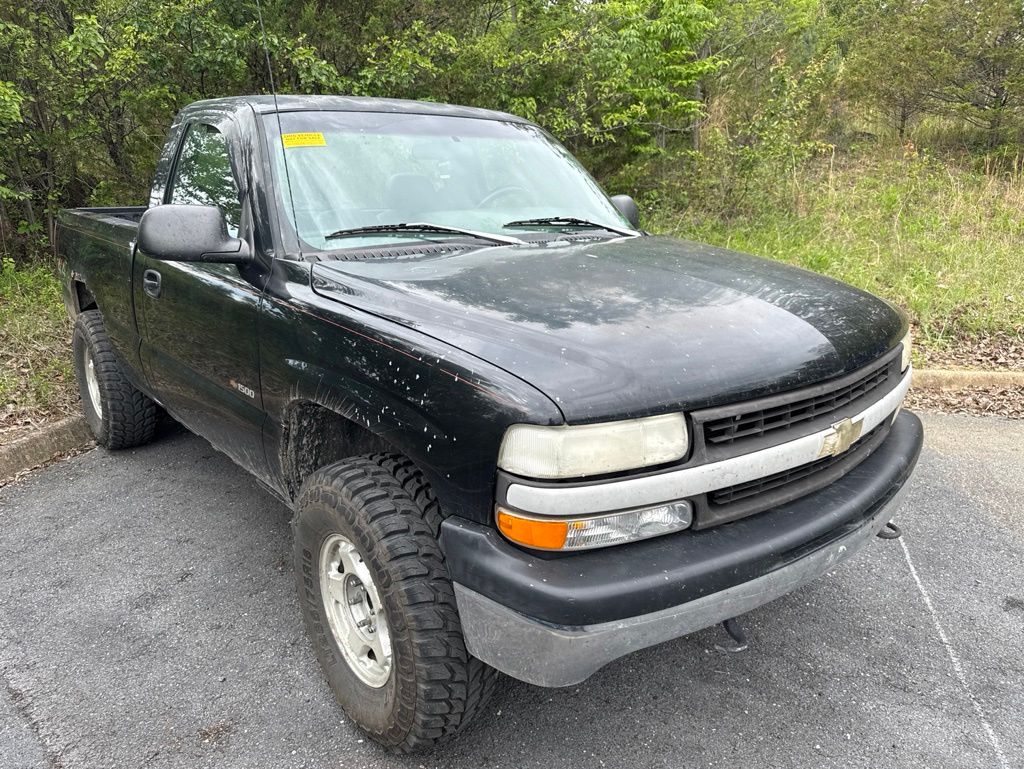 Mist Black Metallic 1999 Chevrolet Silverado 1500 4WD Pickup Truck Four-Wheel Drive 5-Speed Manual Overdrive