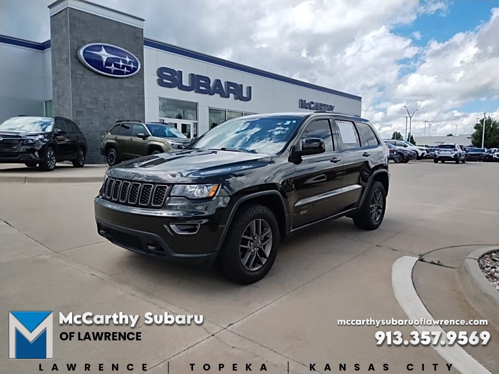 Green Clearcoat 2016 Jeep Grand Cherokee SUV / Crossover Four-Wheel Drive 8-Speed Automatic