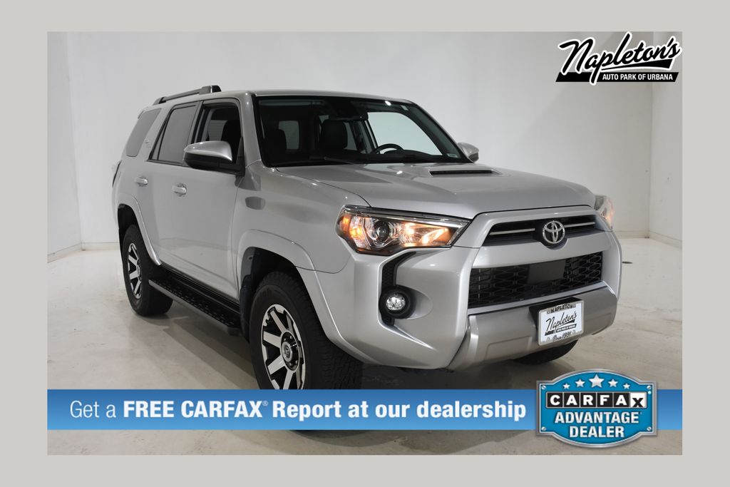 Classic Silver Metallic 2021 Toyota 4Runner SUV / Crossover Four-Wheel Drive 5-Speed Automatic Overdrive