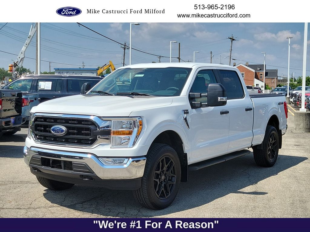 Oxford White 2021 Ford F-150 Pickup Truck Four-Wheel Drive Automatic