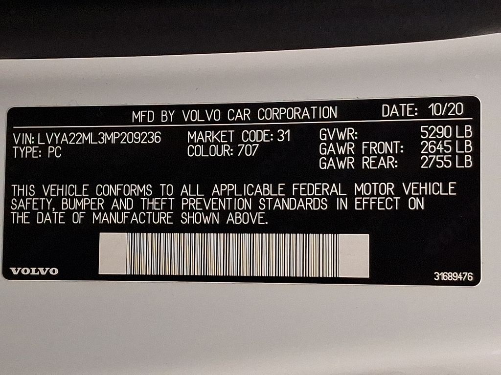 2021 Volvo S90 T6 Inscription 27