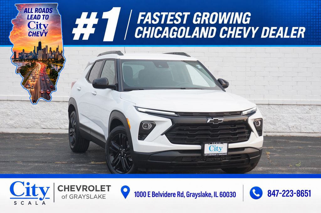 Summit White 2026 Chevrolet Trailblazer SUV / Crossover Front-Wheel Drive Continuously Variable Transmission