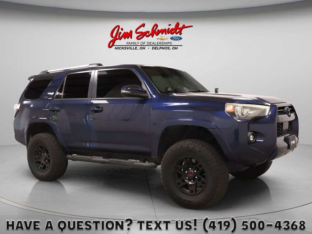 Nautical Blue Metallic 2021 Toyota 4Runner SUV / Crossover Four-Wheel Drive 5-Speed Automatic Overdrive