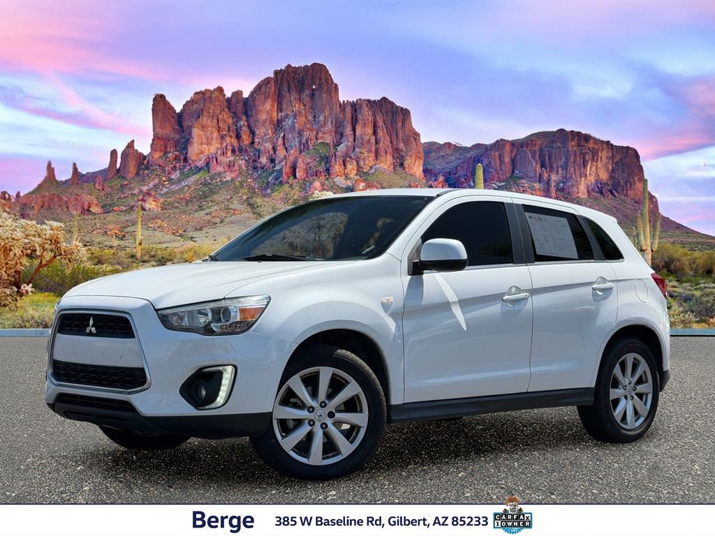 White 2015 Mitsubishi Outlander Sport SE SUV / Crossover Front-Wheel Drive Continuously Variable Transmission