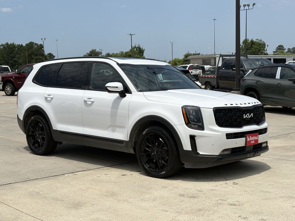 2022 Kia Telluride SX White at Joe Myers Mazda Kia