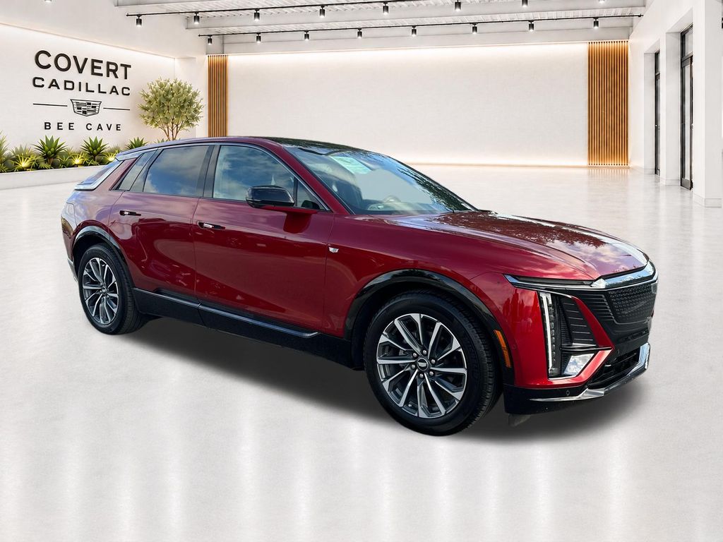 Radiant Red 2024 Cadillac LYRIQ SUV / Crossover Rear-Wheel Drive 1-Speed Automatic