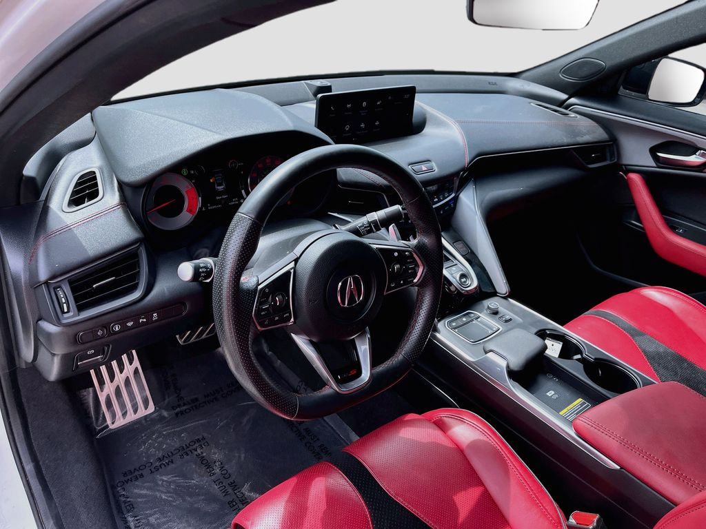 2023 Acura TLX Type S White at Texan Dodge Chrysler Jeep Ram