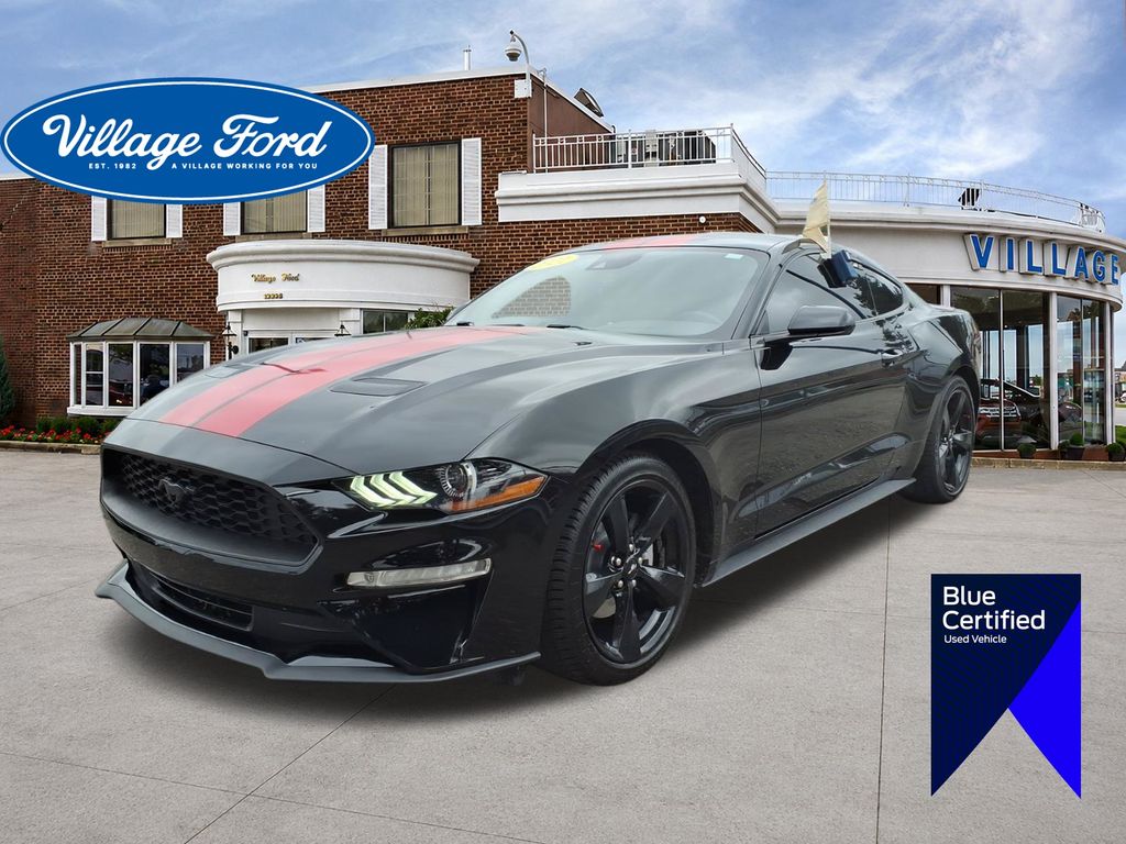 Shadow Black 2021 Ford Mustang Coupe Rear-Wheel Drive Automatic
