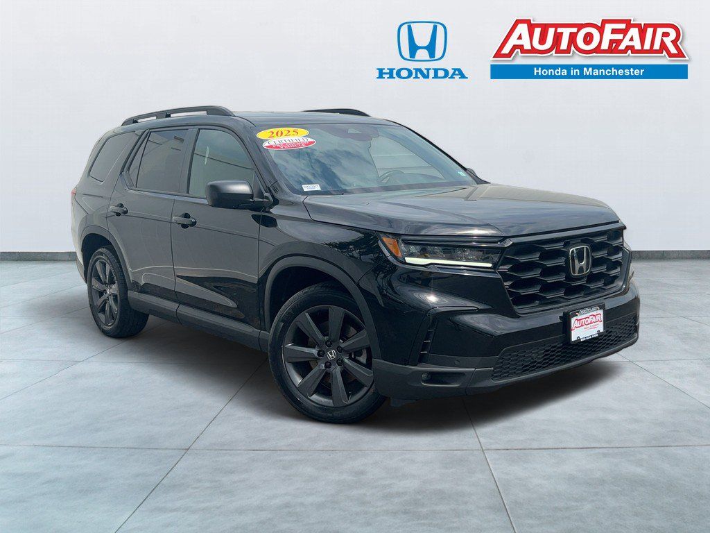 Crystal Black Pearl 2025 Honda Pilot SUV / Crossover All-Wheel Drive Automatic