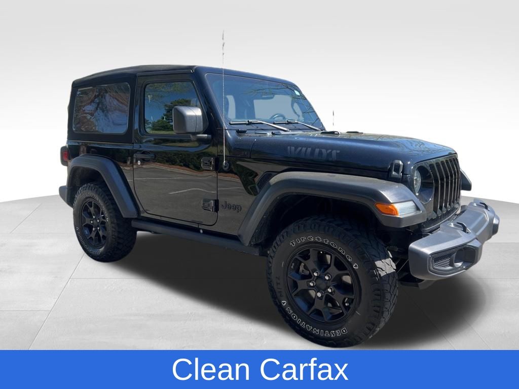 Black Clearcoat 2021 Jeep Wrangler Willys 4WD SUV / Crossover Four-Wheel Drive 8-Speed Automatic