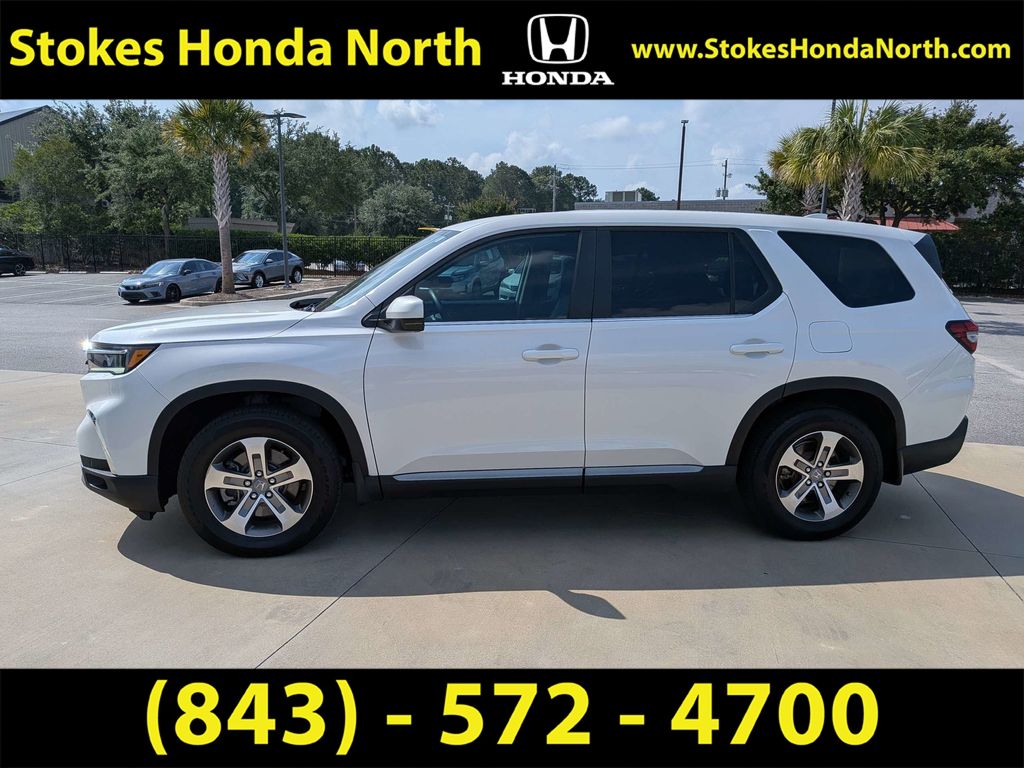 2025 Honda Pilot EX-L White at Stokes Honda North