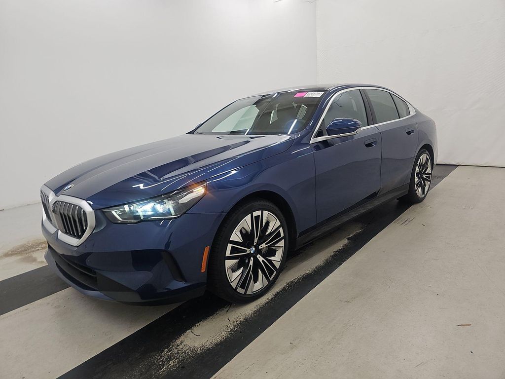 Blue Metallic 2026 BMW 5 Series Sedan All-Wheel Drive 8-Speed Automatic