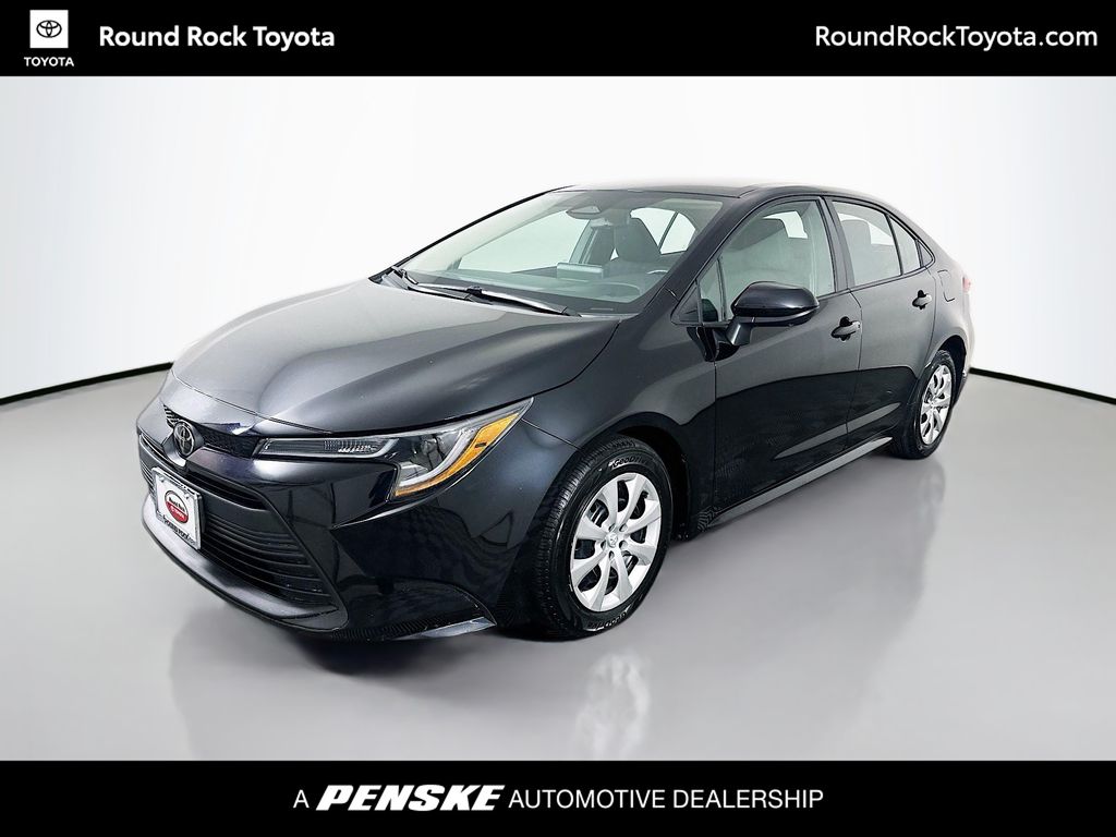Midnight Black Metallic 2024 Toyota Corolla Sedan Front-Wheel Drive Continuously Variable Transmission