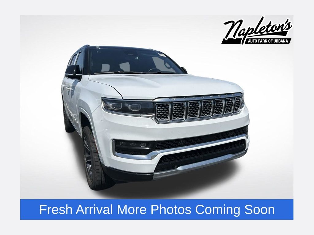 Bright White Clearcoat 2023 Jeep Grand Wagoneer 4WD SUV / Crossover Four-Wheel Drive 8-Speed Automatic
