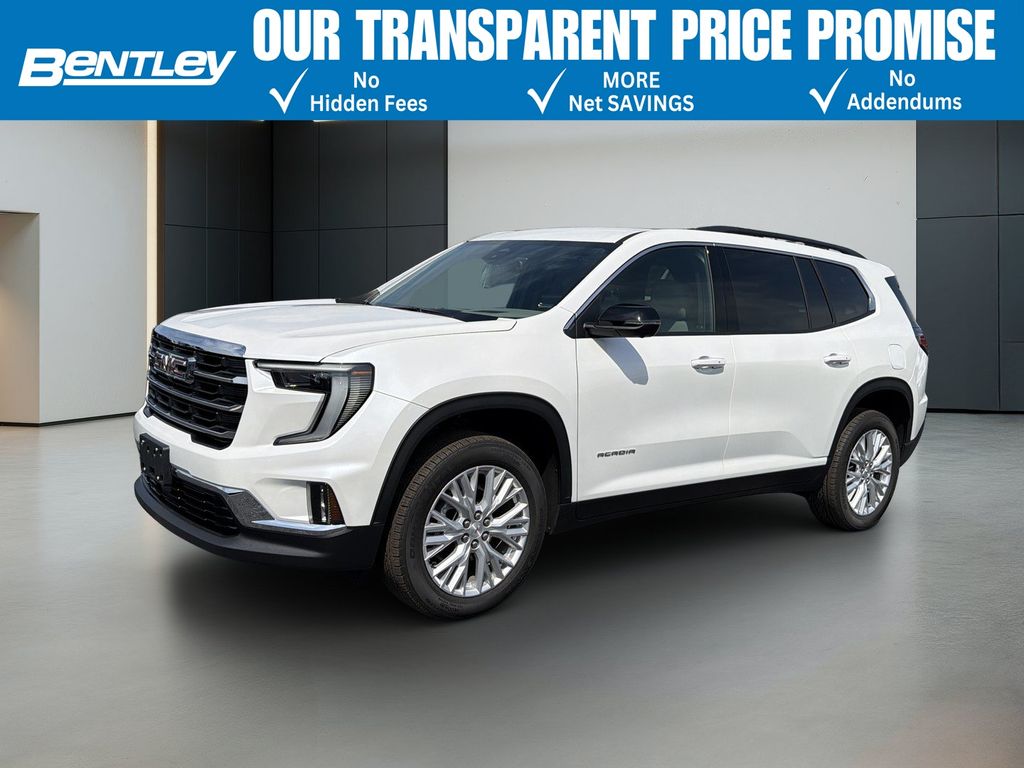 White Frost Tricoat 2025 GMC Acadia Elevation FWD SUV / Crossover Front-Wheel Drive 8-Speed Automatic