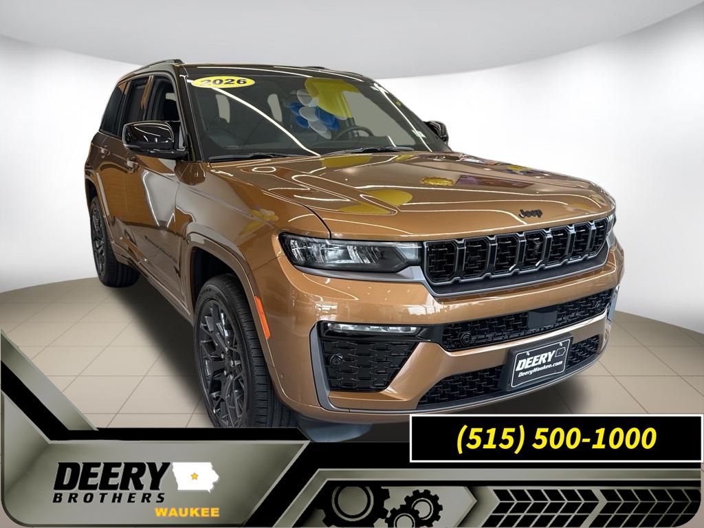 Red (Copper Shino Metallic Clearcoat) 2026 Jeep Grand Cherokee SUV / Crossover Four-Wheel Drive 8-Speed Automatic
