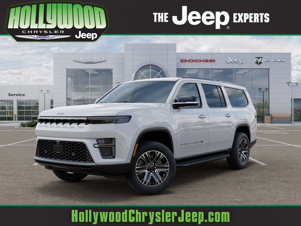 Bright White Clearcoat 2026 Jeep Grand Wagoneer L Four-Wheel Drive 8-Speed Automatic