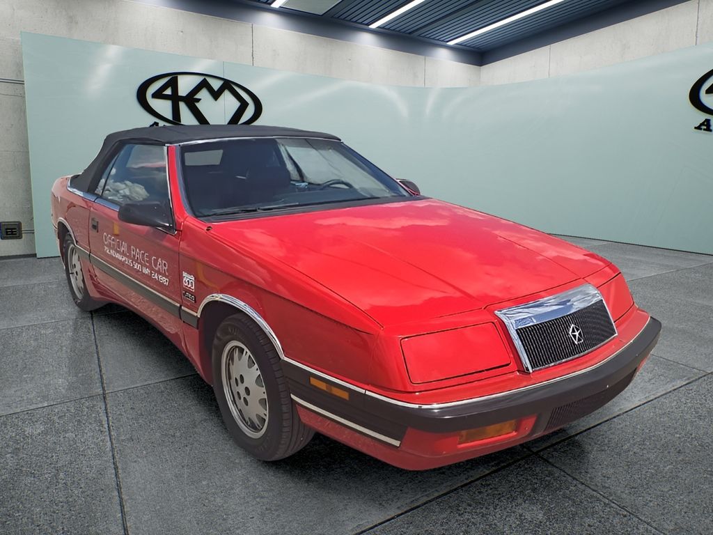 Red 1987 Chrysler Le Baron Base Convertible Convertible Front-Wheel Drive 3-Speed Automatic