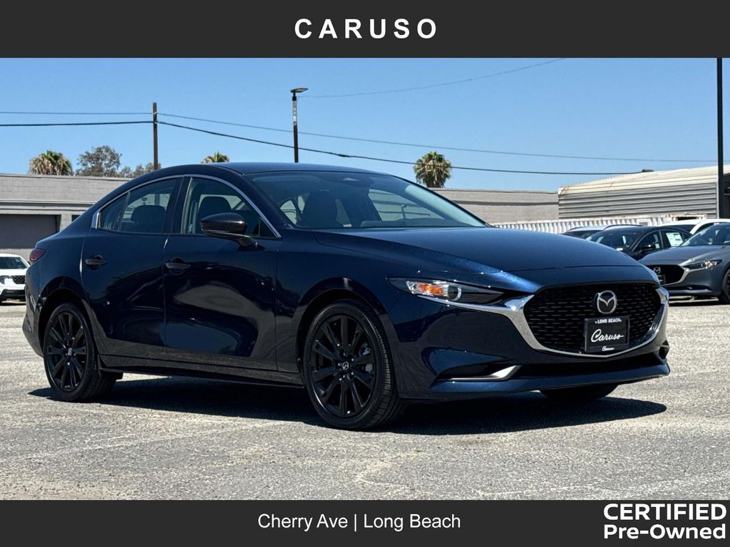Crystal Blue 2025 Mazda MAZDA3 Sedan Front-Wheel Drive 6-Speed Automatic