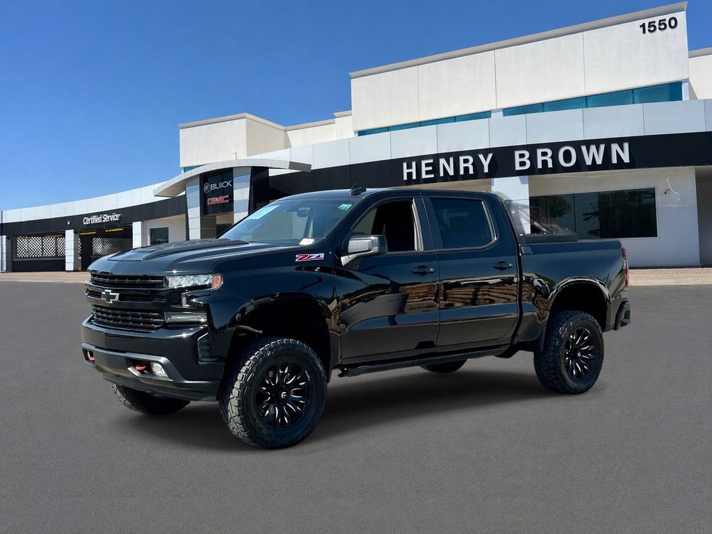 Black 2019 Chevrolet Silverado 1500 Pickup Truck Four-Wheel Drive 8-Speed Automatic
