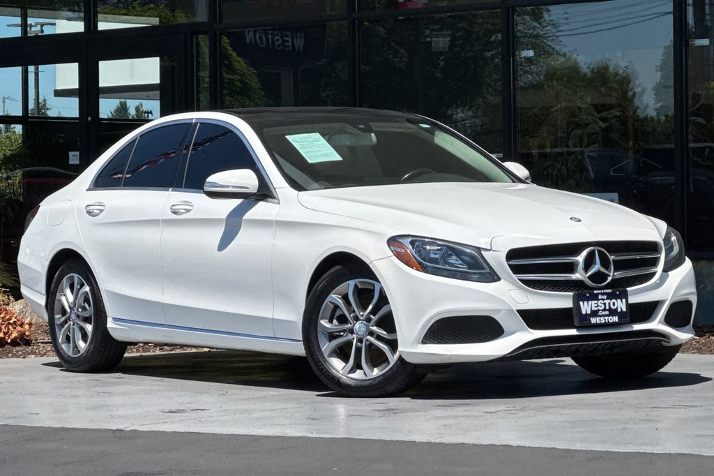 used 2015 Mercedes-Benz C-Class car, priced at $15,945