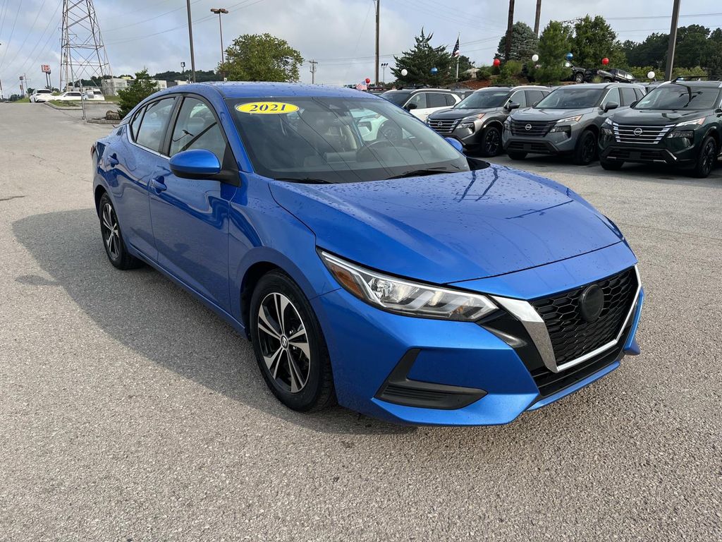  2021 Nissan Sentra SV FWD   