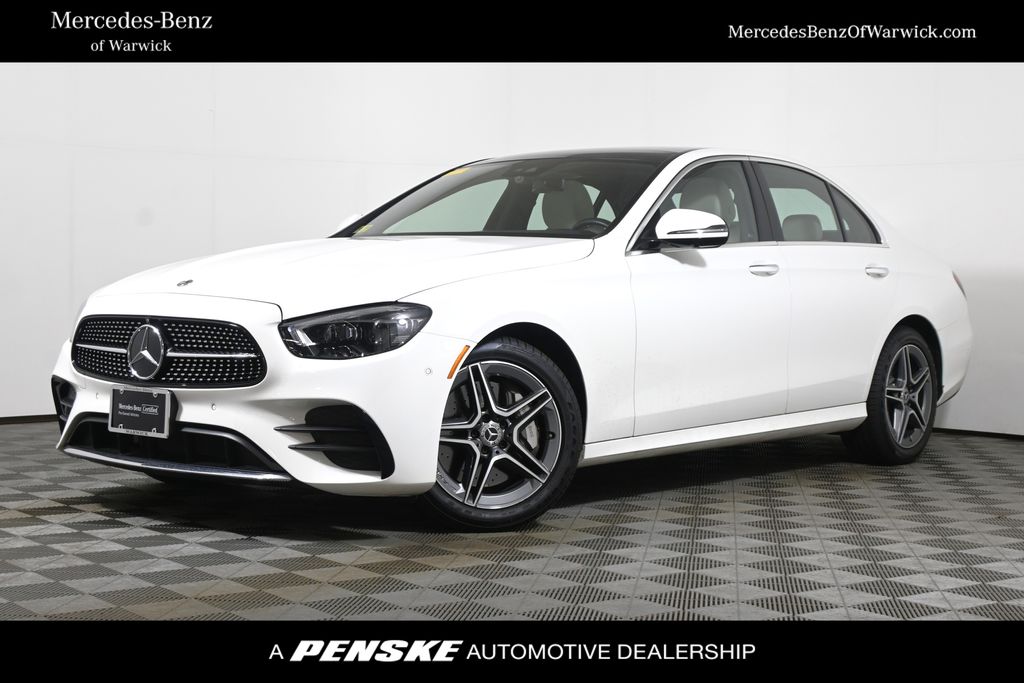 Polar White 2022 Mercedes-Benz E-Class Sedan All-Wheel Drive 9-Speed Automatic