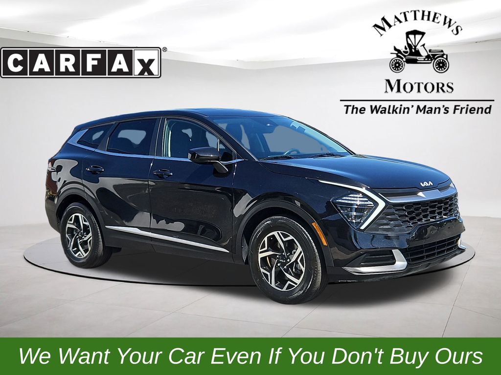 Fusion Black 2024 Kia Sportage LX FWD SUV / Crossover Front-Wheel Drive 8-Speed Automatic