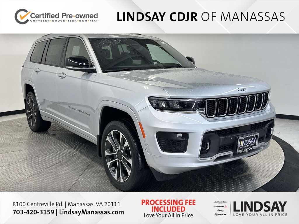 Silver Zynith 2022 Jeep Grand Cherokee L Overland 4WD SUV / Crossover Four-Wheel Drive 8-Speed Automatic