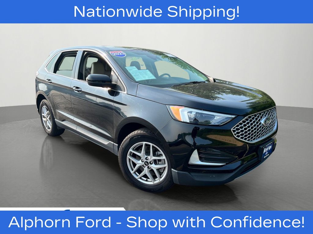 Black Metallic 2023 Ford Edge SUV / Crossover All-Wheel Drive 8-Speed Automatic