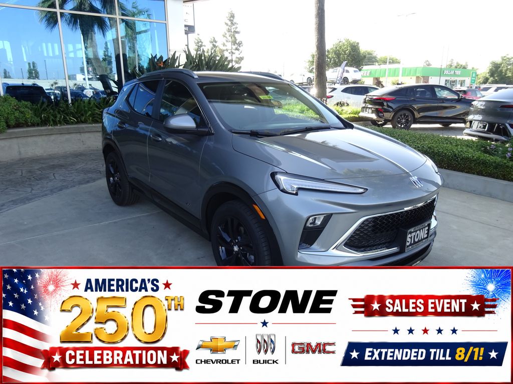 Moonstone Gray Metallic 2026 Buick Encore GX SUV / Crossover Front-Wheel Drive Continuously Variable Transmission