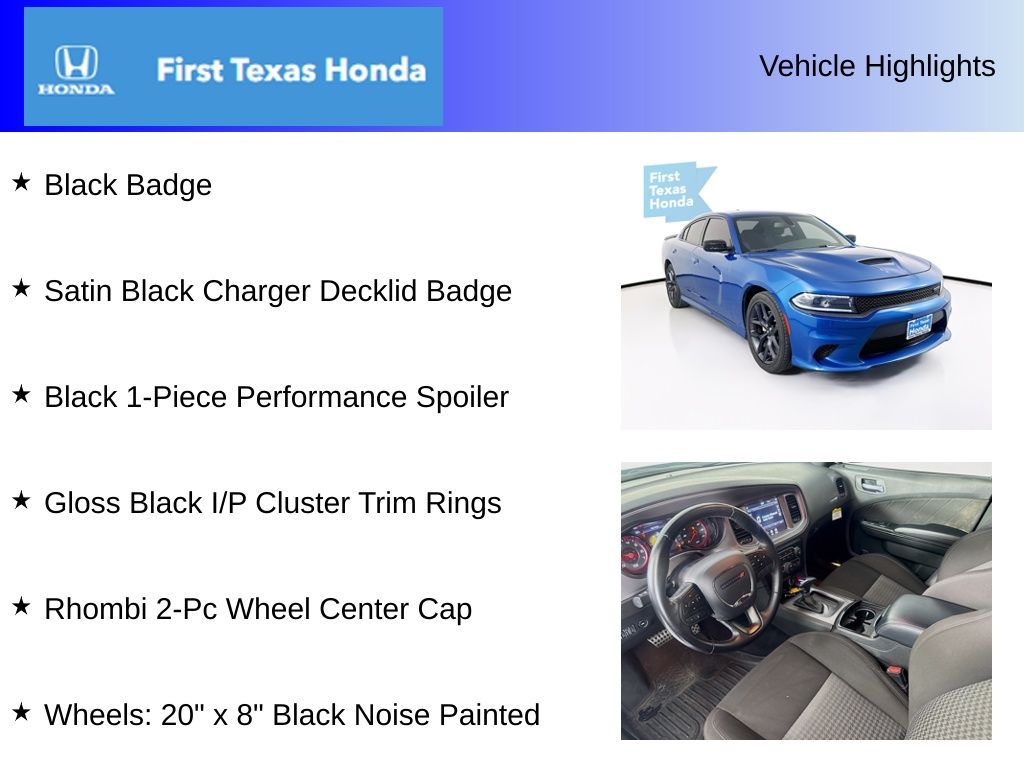 Used Car 2023 Dodge Charger  Gt For Sale Under $30,000 In Austin, Texas