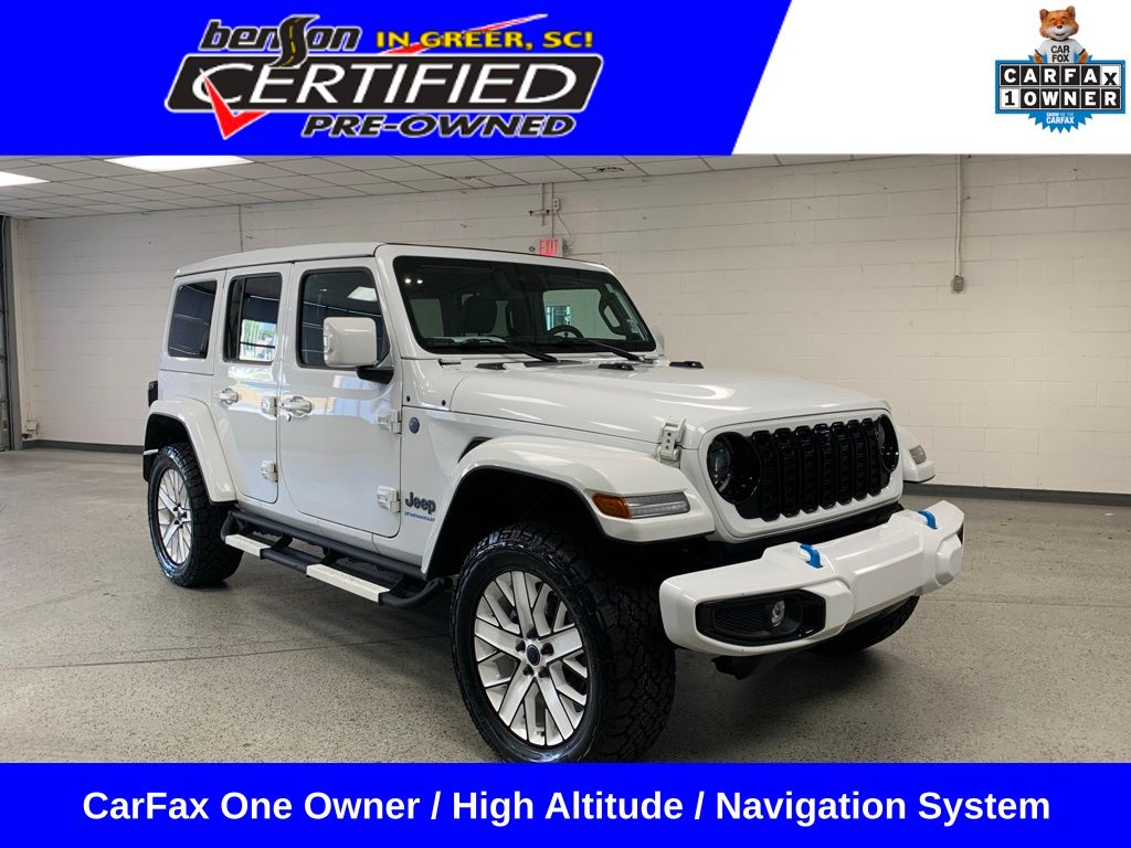 Bright White Clearcoat 2024 Jeep Wrangler 4xe SUV / Crossover Four-Wheel Drive 8-Speed Automatic
