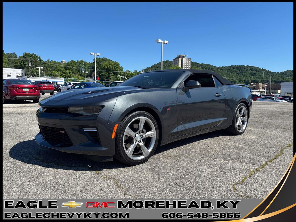 Nightfall Gray Metallic 2017 Chevrolet Camaro 1SS Convertible RWD Convertible Rear-Wheel Drive 6-Speed Manual
