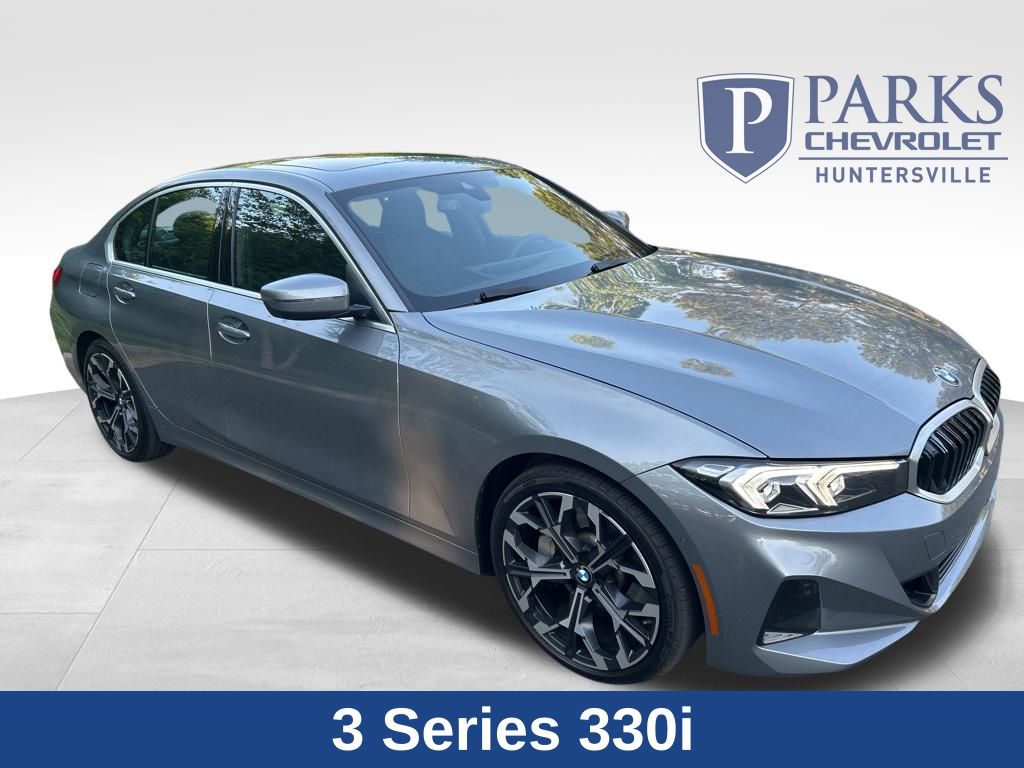 Skyscraper Gray Metallic 2025 BMW 3 Series 330i RWD Sedan Rear-Wheel Drive 8-Speed Automatic